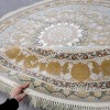 Восточный Ковер Для Гостиной Дизайн 30545 Круг